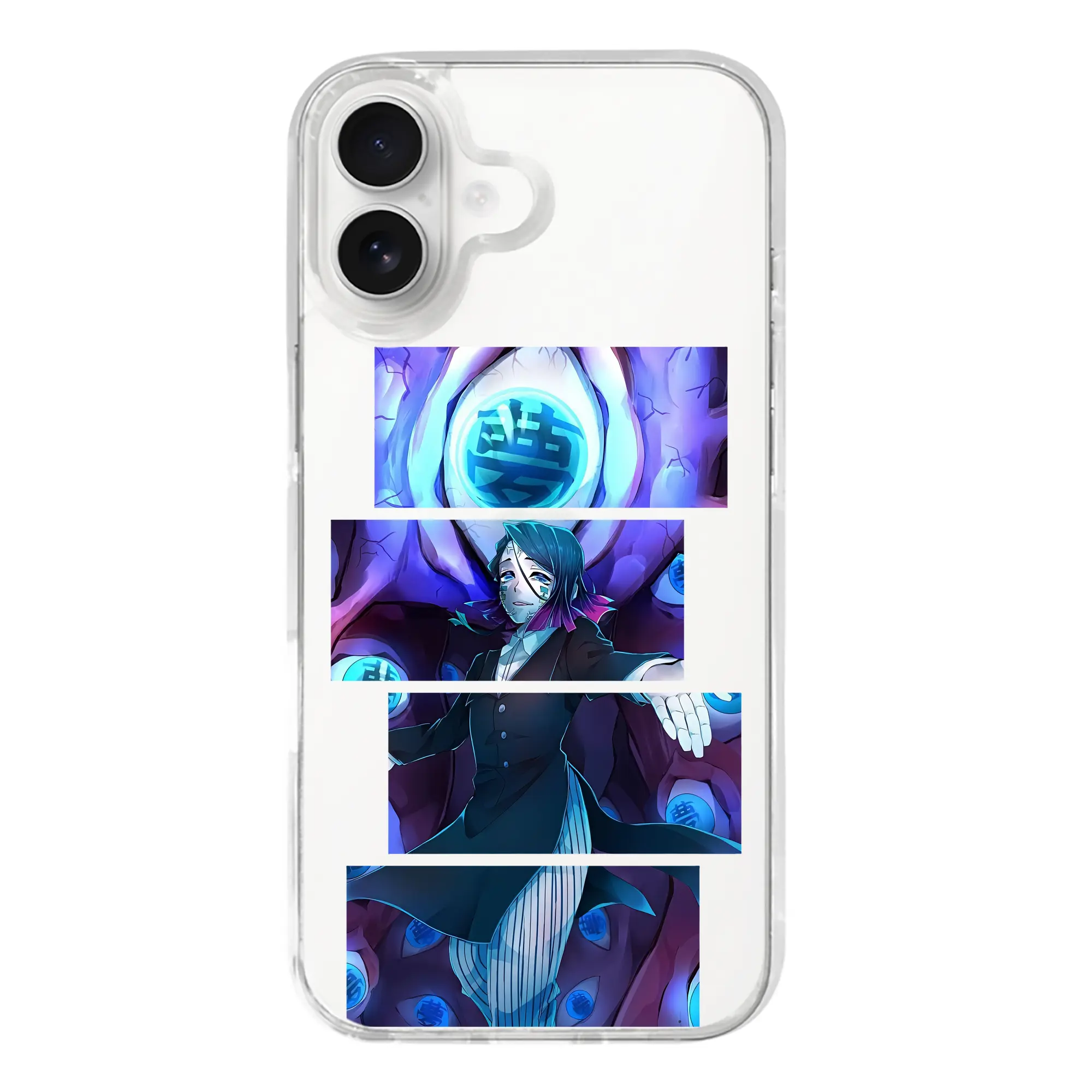 鬼滅の刃 グッズ,魘夢 - iPhone 17シリーズ 透明スマホケース – 薄型・耐衝撃・精密フィット保護カバー